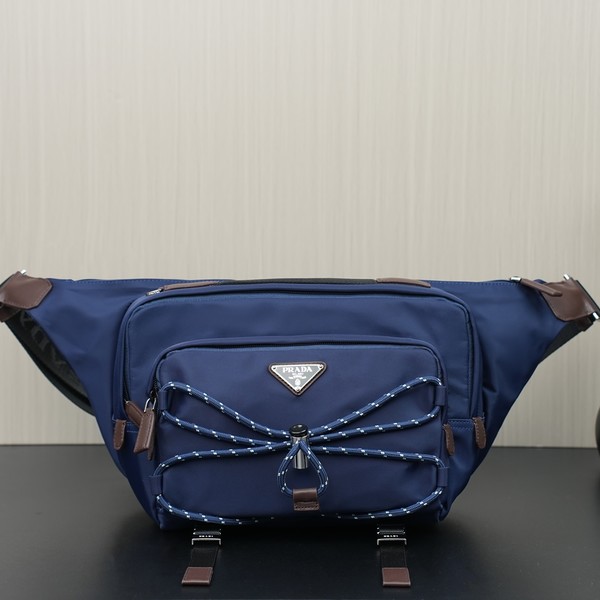프라다 리나일론 레더 숄더 2VH201