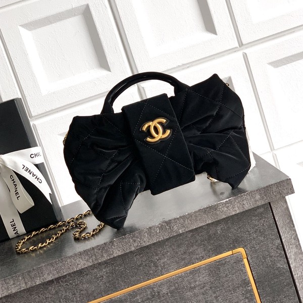 샤넬 25FW 25K 리본백 골드 AS5849