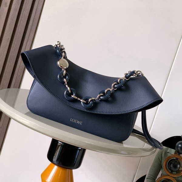 로에베 26SS 올라 Ola 미디엄 체인 스트랩 숄더