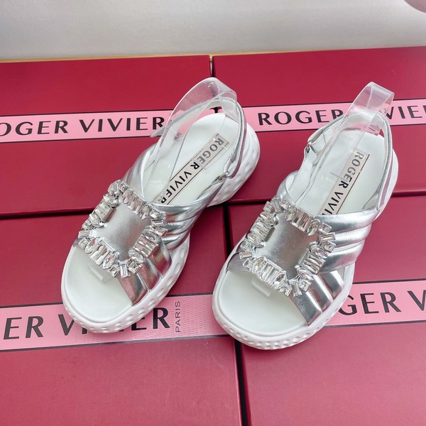 로저비비에 비브런 크리스탈버클 샌들 (굽 : 약 7.5cm)