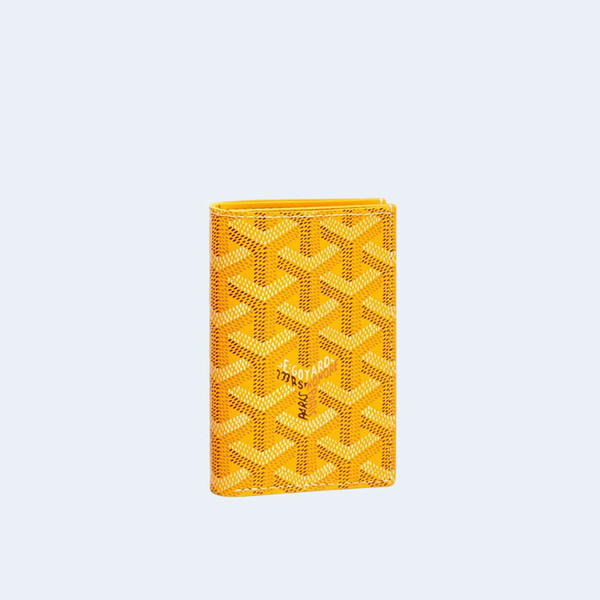 고야드 생피에르 카드 홀더 옐로우