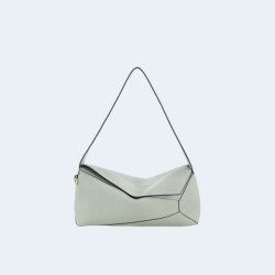 로에베 퍼즐 클래식 카프스킨 호보 백 그레이