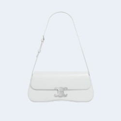 셀린느 미디엄 롤라백 화이트