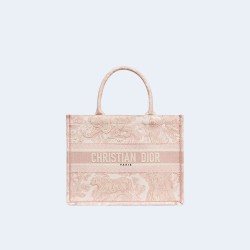 디올 북 토트 스몰 백 핑크