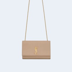 생로랑 케이트 미디엄 백 브라운