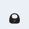 미우미우 완더 마테라쎄 나파 가죽 호보 미니백 블랙