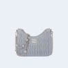 미우미우 마테라쎄 나파 가죽 숄더백 크리스탈 콘플라