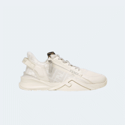 펜디 플로우 그화이트 가죽 로우탑