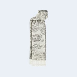 디올 TOILE DE JOUY SAUVAGE 그레이 스카프
