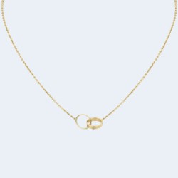 까르띠에 러브 옐로우 골드 다이아몬드 목걸이 B7212400