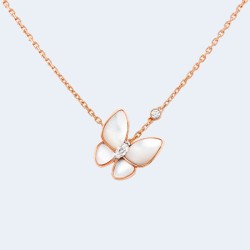 반클리프 투 버터플라이 펜던트 목걸이
