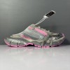 발렌시아가 3XL 그레이 핑크 뮬 스니커즈