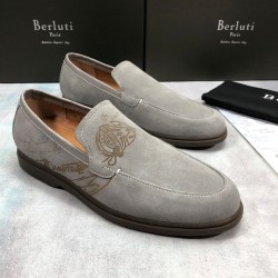 벨루티 드라이브 캐모시오 레더 그레이