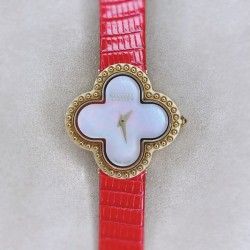 반클리프 앤 아펠 스몰 알함브라 오닉스 레드 골드