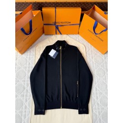 루이비통 더블 페이스 니트 울 트래블 블루종