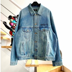 발렌시아가 파리 오버사이즈 데님 자켓