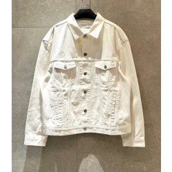 발렌시아가 백로고 데님 자켓