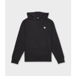 M 로고 패치 코튼 후드티