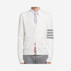 톰브라운 밀라노 스티치 가디건 화이트 (남녀 공용)