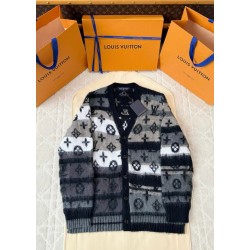 루이비통 모노그램 모헤어 가디건