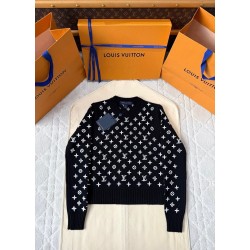 루이비통 3D 모노그램 니트 풀오버 니트