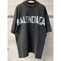 발렌시아가 테이프 타입 티셔츠