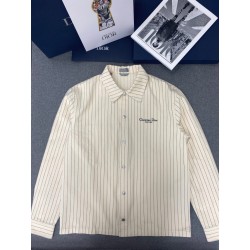 디올 스트라이프 오버 셔츠