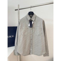 디올 25SS 오블리크 데님 셔츠