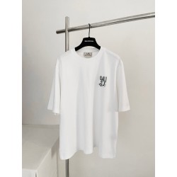 에르메스 H 퍼즐 디테일 티셔츠