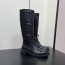 미우미우 룩 가죽 롱부츠  블랙