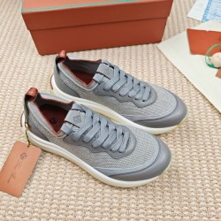 로로피아나 410 LP 워크 위시 스니커즈 그레이 (최신상)