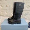 프라다 레더 롱부츠