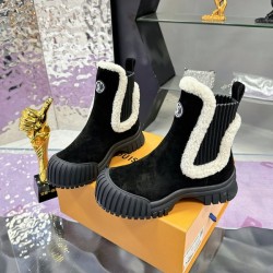 루이비통 루비 플랫 앵클 부츠