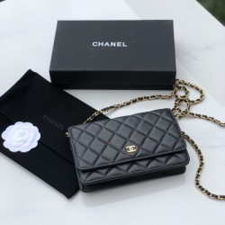 샤넬 woc 턴락 클래식 캐비어 AP4241