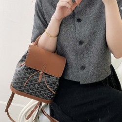 고야드 알팡 백팩 미니 브라운