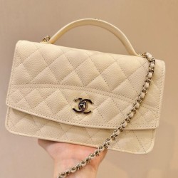 샤넬 25c 크루즈 WOC 탑핸들 미니백