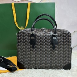 고야드 암바사드 브리프케이스 MM 블랙