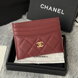 샤넬 클래식 카드홀더 캐비어  금장 AP4472