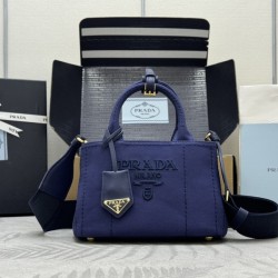 프라다 코튼 캔버스 미니백 1BA038
