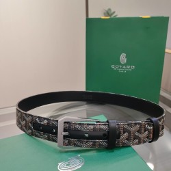 고야드 벨트 블랙 은장