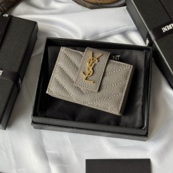 생로랑 아코디언 카드지갑 607907