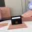 미우미우 세룰리안 가죽 카드 지갑 5MC076