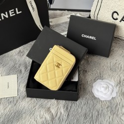 샤넬 클래식 지퍼 카드 지갑 캐비어 AP1650