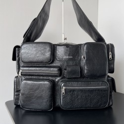 발렌시아가 수퍼비지 라지 슬링백 70216821