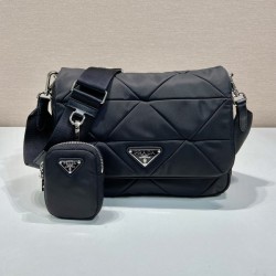 프라다  리나일론 퀼팅 숄더 1BD290