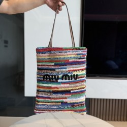 미우미우 크로셰 토트백 5BG248