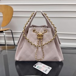 샤넬 25백 샤이니 캐비어 호보 AS5293