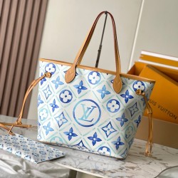 루이비통 네버풀 MM 라군 블루 M11263