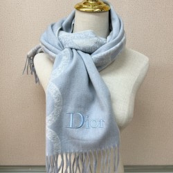 디올 로고 캐시미어 100% 머플러