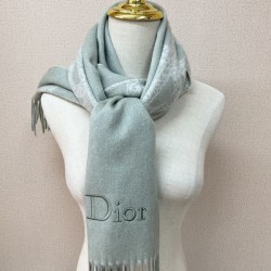 디올 로고 캐시미어 100% 머플러